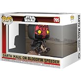 Funko pop rides deluxe: yıldız savaşları b&ouml;l&uuml;m 1 - hayalet tehdit 25. yıld&ouml;n&uuml;m&uuml;, Darth Maul Bloodfin Speeder