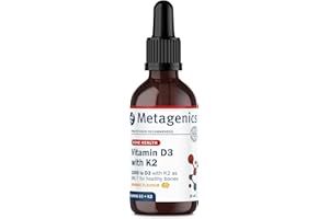 Metagenics Vitamin D3 with K2 Liquid Drops - Bone Health & Immunity - Orange, 30ml
