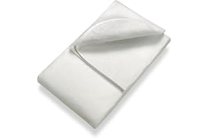 Sleezzz Basic Protector de colchón de fieltro punzonado transpirable, para colocar sobre el somier, color blanco, protección contra la abrasión y las manchas (90 x 190 cm)