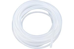 LAVMHAB Silikonschlauch 3mm ID x 7mm OD 8 Meter Länge, Lebensmitteltaugliche Schläuche Flexibler Schlauch Klar Wasser Luft Rohre für die Pumpe übertragen