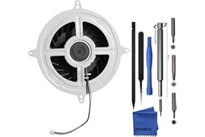 IPARTO Repuesto de Ventilador Interno para Sony PlayStation 5 PS5 (Versión CFI-1200) – Ventilador de Refrigeración para Consola PS5