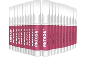 TCASENER 20 Pezzi Colla Per Unghie Finte, 2g Super Forte Adesiva Nail Bond Colla Unghie, Rapida e Facile Asciugatura per Unghie Punte e Unghie Artificiali, per Fare Nail Art