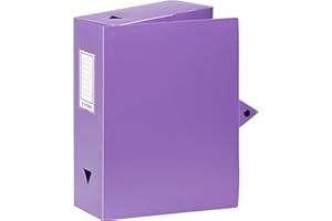 Viquel Class Doc – Caja para archivar (polipropileno, ancho 100 mm, color malva
