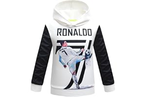 Delanhon Barn pojkar nr.7 match fotbollsfans huvtröjor unisex casual 3D cool huvtröja pullover gåvor