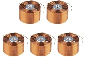 VIGAN Lot de 5/10 bobines de lévitation magnétiques en cuivre de haute qualité pour expérience d'induction électromagnétique 19 x 12 mm (5)