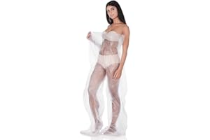 KOSKADERM 25x Folie-Hose für Lymphdrainage Geräte, Pressotherapie, Schlammbäder, Folienhose für Packungen, Anticellulitis Wraps, 76x148cm Kosmetex