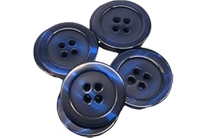 BOTIBOTON SL BOTIBOTON - 50 bottoni in madreperla - 5 misure e 11 colori a scelta - Prodotti e spediti dalla Spagna (blu navy - 20 mm)