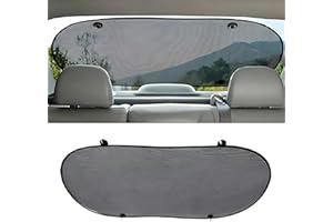 Riloer Car Window Shade for Rear Window, Universal Auto Rear Window Sunshades Cover Visor Shield Screen Compatible with Most Cars,Boot Window Sun Shield,Car Blinds Boot,Car Rear Window Shade