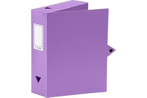 Viquel Class Doc – Caja para archivar (polipropileno, ancho 80 mm, color malva