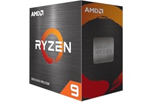 AMD Ryzen 9 5950X Procesador (16núcleos/32Threads, 105W TDP, Socket AM4, 72MB Caché, Reloj de aumento máx. hasta 4.9 GHz, no cooler)