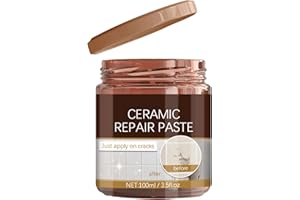 KOAHDE Pasta Ripara Piastrelle,Pasta Ripara Graffi Ceramica,Pasta di Riparazione Ceramica,Kit di Riparazione per Piastrelle Pavimento,Pasta di Riparazione per Piastrelle in Ceramica,100ML,1PC