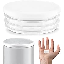 4 Tappi Alettati Tondi 40mm Nero - Per Tubi, Protezione Estremità, Plastica PE - Foto 13