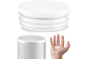 EMFA Tappo alettato tondo 40 mm Bianco 10 pezzi - Tappi a lamelle rotondi 40mm per tubo - Terminali in plastica protettivi 4 cm
