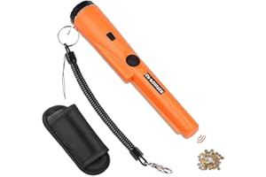 WINGFLY Metalldetektor Pinpointer Tragbar Metallsuchgerät IP66 Wasserdichter Metall PinPointer Metalldetektor Junior Hochempfindlicher 360° Scan Goldmünzen Metallsuchgerät für Goldmünze Hunt Relikte Schmuck
