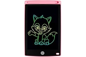 Dessin Enfant Pour Enfants - Tablette Dessin Enfant Ardoise Magique Pour Enfants 8.5 Pouces Tablette Enfants Tablette d‘Écriture Lcd Tablette Dessin Enfants Cadeau Pour 2 3 4 5 6 7 Ans (Couleur Rose)