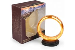 Grupo Erik - Lampe Anneau Le Seigneur des Anneaux | Lampe Décorative Figurine, Objets et Cadeau, Jaune