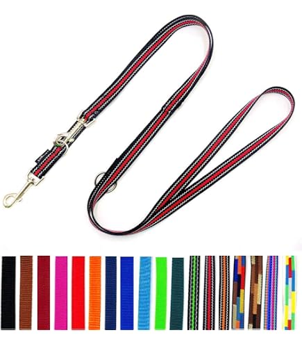 Elropet Hundeleine Doppelleine 3,5 M – Reflektierend, 4-fach Verstellbar Für Große Hunde