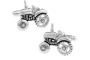 Ashton and Finch Tractor Cufflinks for Men Novelty Farmer Farming Gifts and Presents