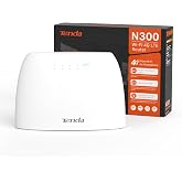 Tenda 4G03 Wi-Fi Router 4G LTE 300 Mbps, 2.4 GHz Kablosuz Bant, Ebeveyn Kontrol&uuml;, Veri Trafiği İzleme, LAN/WAN Portu, SIM Kar
