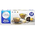 Duralex Beau Rivage Creole 12 Pcs Set 180 ML - 6 Cups & 6 Saucers (9005CS), Transparent, Medium