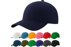 4sold Cappellino Uomo Donna 100% Cotone Leggero e Traspirante con Visiera Regolabile – Berretto Estivo Casual Sportivo per Tempo Libero, Golf, Viaggi