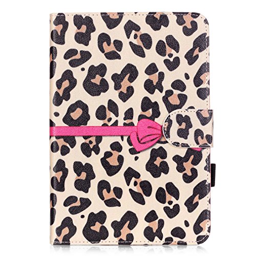 iPad Mini 3 Hülle, Deenor Colorful Painting and Stylish Drawing Wallet Case Book Style PU Leder Flip Protective Stand Flip Schutzhülle Hülle für Apple iPad Mini 1/2/3 Generation. (Footprint) - 2