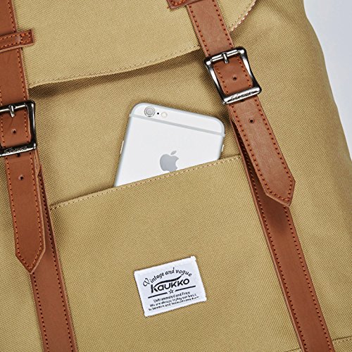 Lässiger Daypacks, KAUKKO 16 Zoll Laptop Outdoor Rucksäcke für 14″ Notebook Schüler Backpacks Schultaschen für Wandern/ Reisen/ Camping - 7
