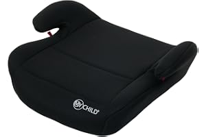 MyChild Brundle Group 2/3 Booster Car Seat Black., Backless Booster Seat. Lightweight 700g. From 15kg to 36kg Approx. 4 - 12 
