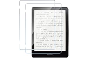 Haofun Protector Pantalla Compatible con Kindle 12th/11th Gen. 6 Pulgadas (2024, 2022), 2 Piezas 9H Dureza Anti-Arañazos Cristal Templado, Ultra HD Transparente Protector de Pantalla