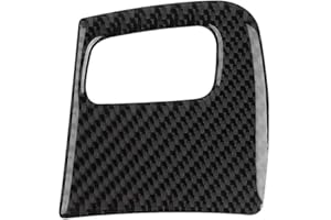 Nobrands Rivestimento Interno della Copertura del Buco della Serratura, Car Interior Keyholecarbon Fiber Car Interior Keyhole Frame Cover Trim per Audi A4/B8/A5/8T/S5 2008-2015