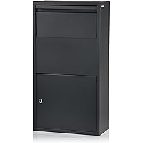 Cassetta Postale Per Pacchi Zelsius - Grigio RAL9007, Acciaio Zincato, Con Bloccaggio Sicuro - Foto 6