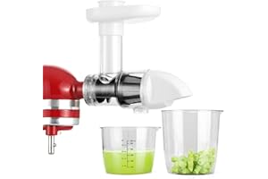 Gdrtwwh Spremiagrumi Accessorio per miscelatore KitchenAid, Estrattore di Succo a Freddo, Estrattore di Frutta e verdura, Senza BPA