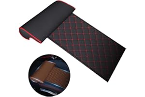 LIJBN Auto-Sitzverlängerung, Autositz-Beinstütze, Sitzverlängerung für Busse, Züge, Büro, Zuhause, Beinstützenkissen-E