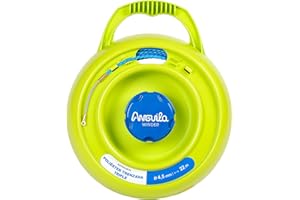 Anguila Max | Winder | Enrollador | Poliéster Trenzado Triple | Color Azul | Diámetro 4,5mm | 22 metros