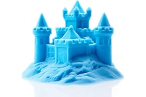 KOKOBOX Ricarica Sabbia Magica BLU Bambini Colorata 3 4 5 Anni Sabbia Cinetica BLU Bambini Colorata 900g Sabbia Sensoriale Bambini Idee Regalo Giocattolo Creativo Bambino Compleanno Natale