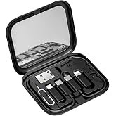 sicotool USB C adapt&ouml;r seti &ndash; 60 W &ccedil;oklu şarj adapt&ouml;r&uuml; kablo Gadget USB-A, Micro,Light- Ning seyahat i&ccedil;in USB kablosu kart sa