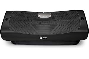 LifePro Rumblex 4D Pro placa de vibración – Plataforma de vibración para todo el cuerpo – Equipo de entrenamiento en casa para pérdida de peso, tonificación y bienestar – Paquete completo de bandas,