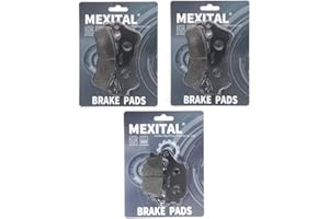 MEXITAL Motorbike Brake Pads Front and Rear for CB 600 FA Hornet ABS 2007-2013 CBF 600 NA ABS 2008-2011 CBF 600 SA ABS 2008-2012 XL 700 VA8/VA9/VAA Transalp 2008-2011 B388-388-174