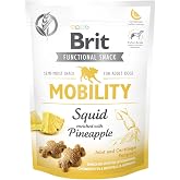 Brit Care Functional Snack, Functional Adult with Grain-Free, Squid and Pineapple to Support Joint and Cartilage Health