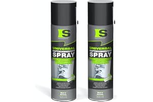 Spraytive 2 x 500 ml Universal Haftschmierfett-Spray – Schmierfett & Kriechöl für Auto, Gelenke, Lager & Scharniere – hochviskoses Sprühfett, Seilfett & Polfett, Korrosionsschutz - Made in Germany