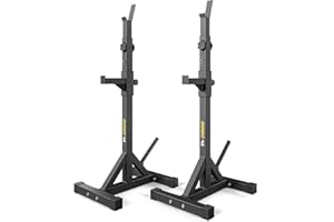TREX SPORT Squat Rack Hantelständer TX-090S | Langhantelständer 12-fach höhenverstellbar, 7-fach Sicherheitsablage | Hantelablage bis 200 kg