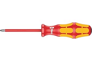 Wkrętak dla elektryków, śrubokręt krzyżowy izolowany 1000V VDE PZ1 WERA