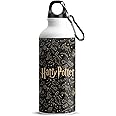 MC SID RAZZ - Harry Potter - Gold Doodle Aluminum Sports Sipper/Water Bottle I Water Bottle For Kids (750 ml) - Best Themed Gifts For Harry Potter Fans