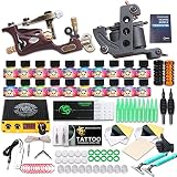 Professional Great tattoo Starter Tattoo Kit Machines 20 Color Inks Top CE...