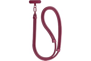 MORSUNBELA Cuerda para Movil Cordon para Movil, Colgador Móvil Cuello, Cmcuerda Móvil Ajustable de 80cm, Cordón para Teléfono Compatible con la Mayoría de los Funda