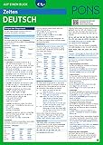 Image de PONS Zeiten auf einen Blick Deutsch: Alle Zeiten im Überblick - Bildung, Gebrauch und Besonderheite