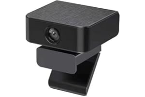Cleyver Move Webcam, Haute Résolution Full HD, Large Angle de Vue 130°, Microphone Antibruit, Système Audio Full Duplex, Suivi Automatique du Participant Via IA à 360°, Plug&Play