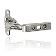 SPARES2GO Corner Cabinet Folding Door Hinge Without self Closing Compatible with Hettich Nickel Opening Angle 50/65 Degree (Intermat 9930) 9090110