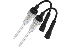 BAGUBDR 2 Pcs Spark Plug Testers, Ignition Coil Tester, Spark Tester Engine Diagnostic Tools Checker for Automotive Car Small Engines, Lawn Mowers Motorcycles Cars