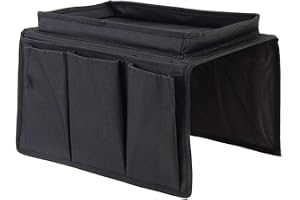 Organizer Tasche Per Riviste Accessorio Organizzazione Telecomando Tablet UESDU Organizer Bracciolo Divano Con 5 Tasche - Antiscivolo Per Telecomando, Tablet Tasca Bracciolo Borsa Per Divano Antiscivolo